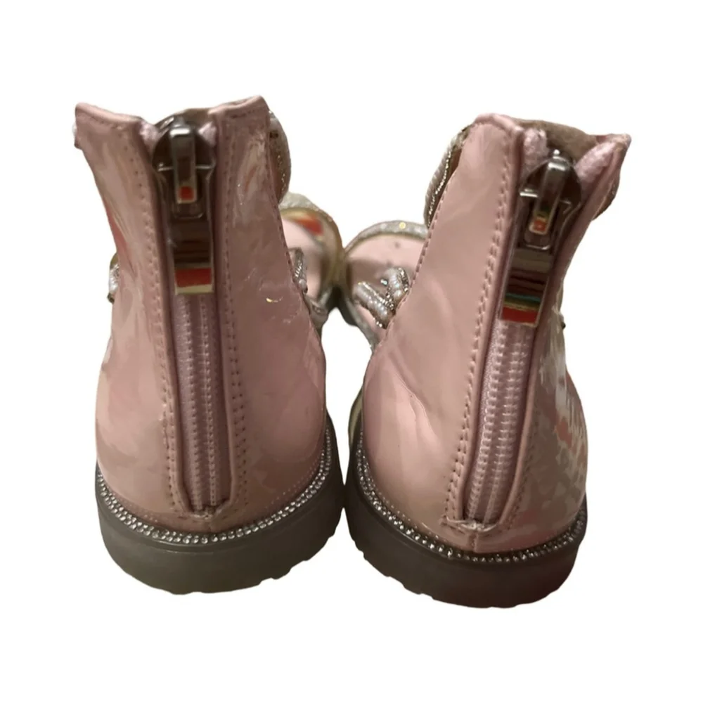 Fashion shoes pink patent